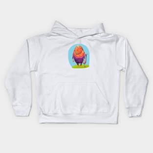 WOMAN WITH A GOOSE Kids Hoodie